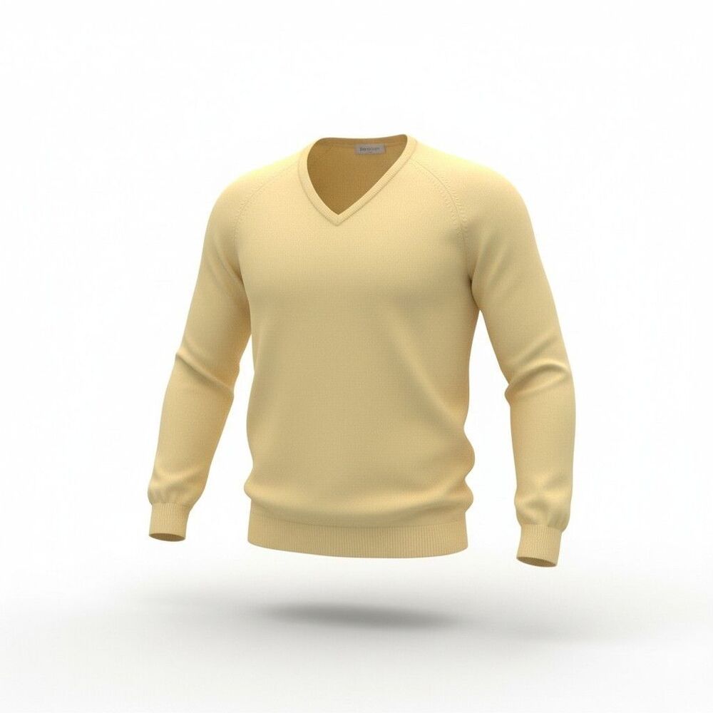 Vintage Lord Jeff Sweater  USA  Yellow Size L